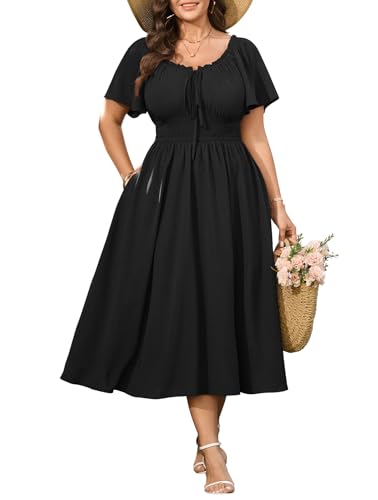 CICIDUDU Size Summer Boho Maxi Dress
