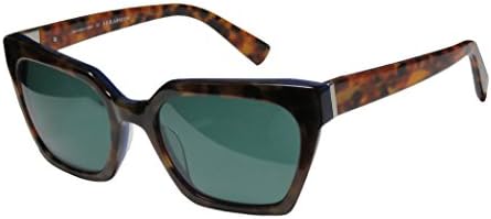 Seraphin Sandra Sun Mens/Womens Designer Full-rim Sunglasses/Sun Glasses (52-19-140, Brown Pattern / Havana / Navy)