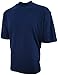 Good Life 100% Cotton Mock Turtleneck Shirt Short Sleeved Pre-Shrunk 4 Colors
