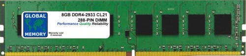 8GB DDR4 2933MHz PC4-23400 288-PIN DIMM MEMORY RAM COMPATIBLE WITH PC DESKTOPS/MOTHERBOARDS