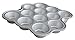 Baker's Edge Muffin Pan, Premium Double Coated Nonstick Cupcake Pan 100% Made in the USA | Easier to Clean, Cast Aluminum (No Warping) Ideal Tin for Mini Cakes Small Bites & More - 12 Cups