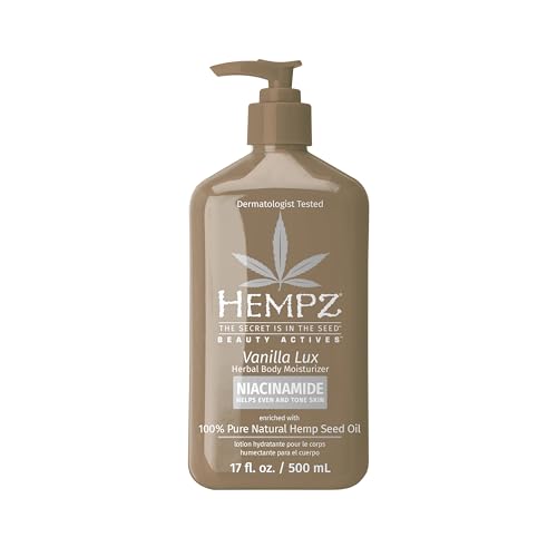 View 1 of HEMPZ Vanilla Lux Herbal Body Moisturizer 17 oz.