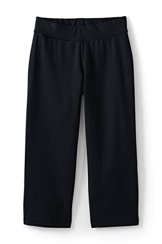 Lands-End-Womens-Starfish-Mid-Rise-Elastic-Waist-Pull-On-Crop-Pants