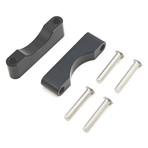 Black Front Fender Spacer Bracket Kit for 21'' Fender Fit 1997-2013 Harley Touring Electra Glide Road King Street Glide FLT FLH Models - Thumbnail 2