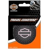 Harley Davidson Pink Bar & Shield Logo Auto Coaster