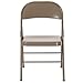 Flash Furniture HERCULES Series Commercial Grade Double Braced Gray Metal Folding Chair
