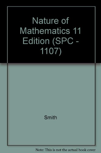 Nature of Mathematics 11 Edition (SPC - 1107) 0495451843 Book Cover