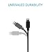 MoMoCity Nylon Braided Sync and Charging Cord Lightning to USB Cable for iPhone – 2 Pack (3-Feet and 6-Feet)