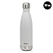 MIRA 17 Oz Stainless Steel Vacuum Insulated Water Bottle | Double Walled Cola Shape Thermos | 24 Hours Cold, 12 Hours Hot | Reusable Metal Water Bottle | Leak-Proof Sports Flask | Matte Gray