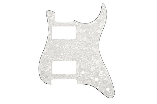 Allparts 2 Humbucker White Pearloid Stratocaster Pickguard