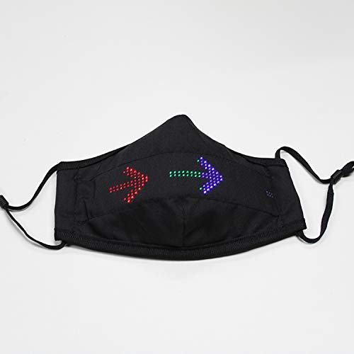 LED Light up Mask Glowing Luminousg Flashing Mask Festival Lights Face