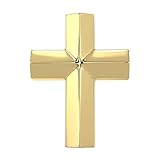 Adastra Blings Cross Jesus Tooth Gems 18k Yellow