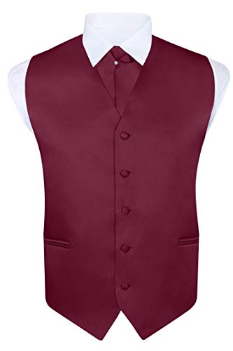 Men's Ascot Tie (Burgundy)