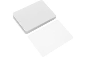 SEWACC 100pcs 5-inch Self-Adhesive Laminating Sheets Photo Protective Film Pouches for Business Cards and