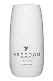 Amber Natural Roll-On Deodorant Aluminum Free Baking Soda Free (that REALLY works!) Stay Fresh All Day - For Women & Men - Organic, Healthy, Safe, Non-Toxic - Phthalate, Paraben, Gluten & Cruelty Free