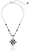 2028 Jewelry Black Flower Pendant Necklace For Women 16