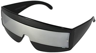 Cyclops Robot Wrap Sunglasses 80ย 's Devo RAF87