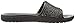 Crocs Women's Sloane Embellished Slide Sandal, Black/Black, 8 M US