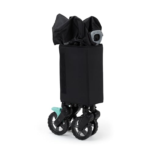 INGENUITY INGENUITY POP ‘N RIDE LIGHTWEIGHT STROLLER WAGON – FACE-TO-FACE SEATS FOR 2 WITH 3-POINT HARNESSES & SUN CANOPY