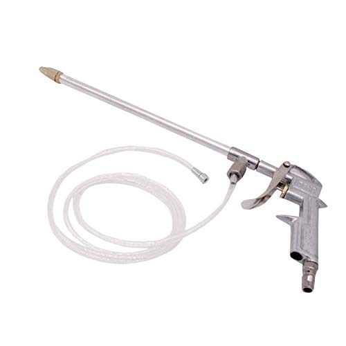 High-Pressure Car Air Power Engine Cleaner Gun Wash Sprayer Degreaser Tool with Plastic Hose, Siphon Spray Gun Cleaning Kit - Car Engine Cleaner Degreaser Tool (Silver)