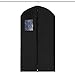 Mobo Black Garment Bags , Handing Suit Cover (set of 10) , 44 X 24 Inches Washable Anti-Moth Protector With Full Zipper and Clear Widow for Storage and Travel of Suit , Dresses and Coat