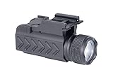 Monstrum Tactical F1000 Compact 150 Lumens Flashlight with Quick Detach Picatinny Rail Mount | for Pistols/Rifles/Shotguns