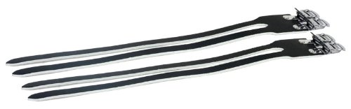 Origin8 Leather Toe Straps, Black