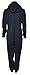 Womens Black Batman Hooded Onesie (Sty) (S, Black)