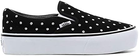 Amazon バンズ スリッポン スエード 厚底 ドット柄 スニーカー シューズ レディース 23 0cm Black Dots Tcb Vans バンズ シューズ バッグ