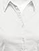 LA BASIC Womens Short Sleeve Button Down Collared Shirts WHITE S