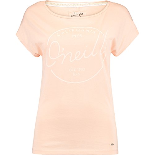 O'Neill Jacks Base Logo Womens Short Sleeve T-Shirt Medium Pale Blush