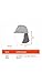 Ergodyne Chill-Its 6670CT Evaporative Cooling Hard Hat Neck Shade,Lime