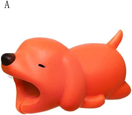 Cable Cord Saver Protector Support, Prevently New Creative Cute Animal Cable Bite for Iphone Cable Cord Phone Accessory Protects (Colour A)