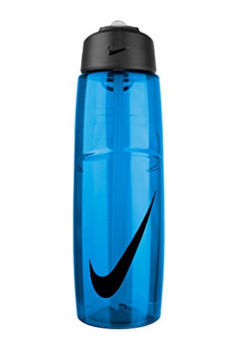 NIKE T1 Flow Swoosh Water Bottle 32oz Game Royal/Obsidian