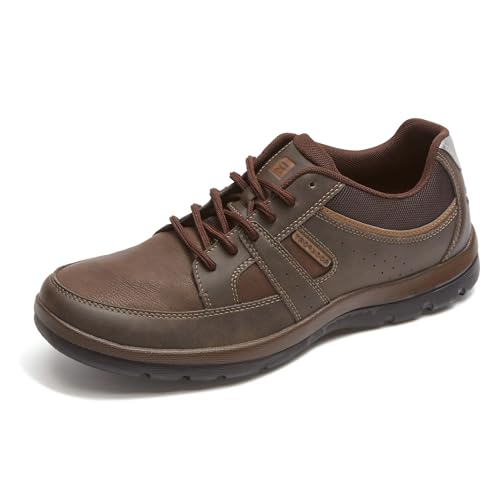 Rockport Men’s Get Your Kicks Blucher, Brown, 15 Wide