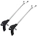 Vive Suction Cup Reacher Grabber (2 Pack) - 32 Inch Heavy Duty Mobility Grip Hand Aid - Handle Tool Light Bulb Remover, Long Handled Trash Litter Picker, Garbage Garden Nabber, Extender Arm Pickup