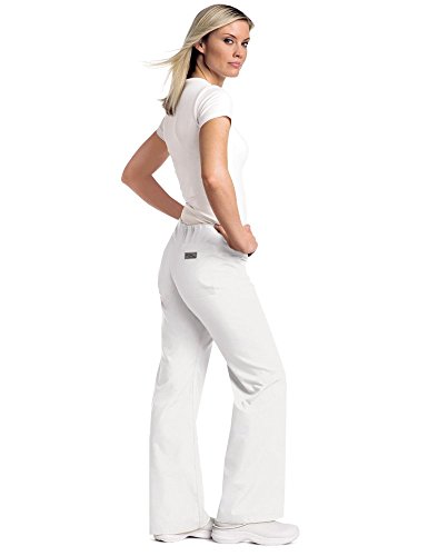 Urbane Essentials 9502 Relaxed Drawstring Pant White XXS