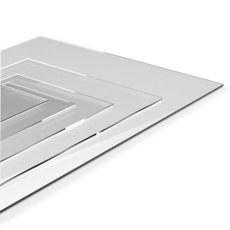 Lastra Di Policarbonato Compatto 5 Mm Trasparente Protetta Contro I Raggi UV 400 X 290 Mm - 6