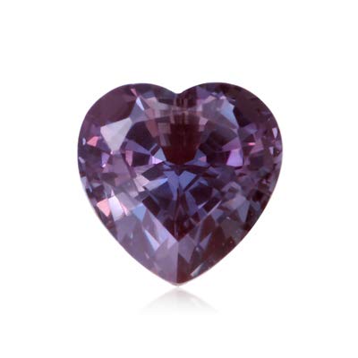 Mysticdrop 0.113-0.137 Cts of 3.0x3.0 mm AAA Heart Shape Cut Lab Created Alexandrite (1 pc) Loose Gemstone