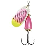 Blue Fox Classic Vibrax 05 Tackle, Pink Scale Chartreuse Tip UV, 7/16