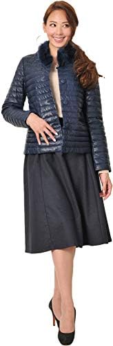 株式会社 三京商会 Sankyo Shokai ダウン レザー ジャケット ラム革 トスカーナ ムートン ファー付き レディース