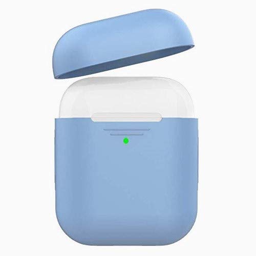 AhaStyle PT02F-SB Premium Silicone Case for Airpods, Sky Blue, (Pack of1)