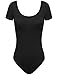 FPT Womens Basic Short Sleeve Bodysuit BLACK SMALL