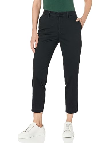 Dockers Women's Slim Fit Ankle Refined Pant, Beautiful Black, 26