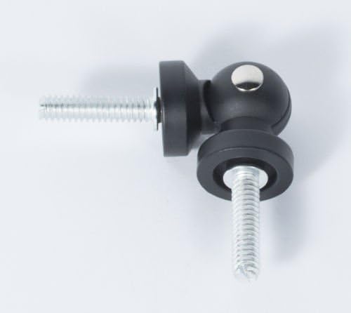 Single Rods Hinged Elbow Connector for corner or Bay Window Curtain Rod,Up to 5/8"Hinged Elbow Connector for corner of Bay Window Curtain Rod,Up to 5/8" Black