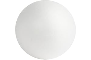 BALSA CIRCLE 2 pcs 10-Inch White Foam Extra Large Balls | 10" Round Foam Ball for Crafts DIY Kids Art School Projects Wedding Birthday Party Home Decorations Wholesale Supplies