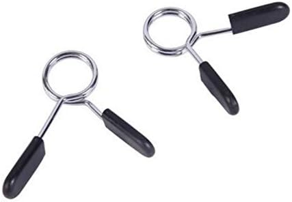 2Pcs 25mm Barbell Gym Weight Bar Dumbbell Lock Clamp Spring Collar Clips New