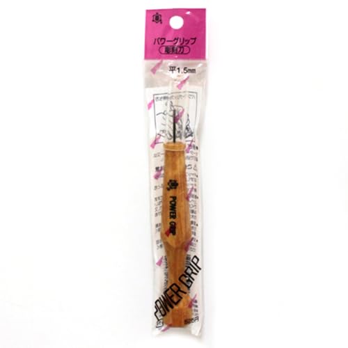 Mikisyo Power Grip Chisel Chisel Flat 0.06 inch (1.5 mm)