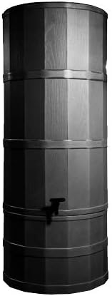 Polytank Black 200L Litres TOWER WATER BUTT KIT with Stand, Diverter & Tap