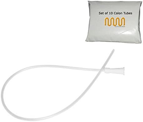 CE-0434 Approved | Enema Supplies - Colon Tube Tips - Set of 10 (Sizes 14 FR) |Non Toxic, Pyrogen Free, Sterile, Latex Free Marketed by MasterMedi